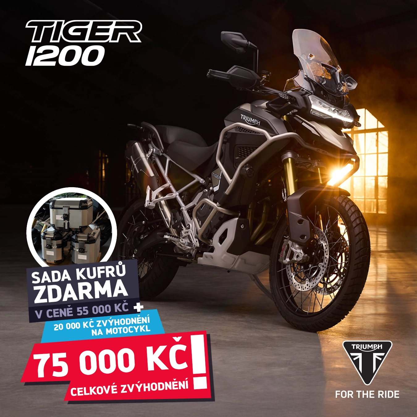 ŘADA TIGER 900 NYNÍ VÝHODNĚJI O 75 000 KČ!