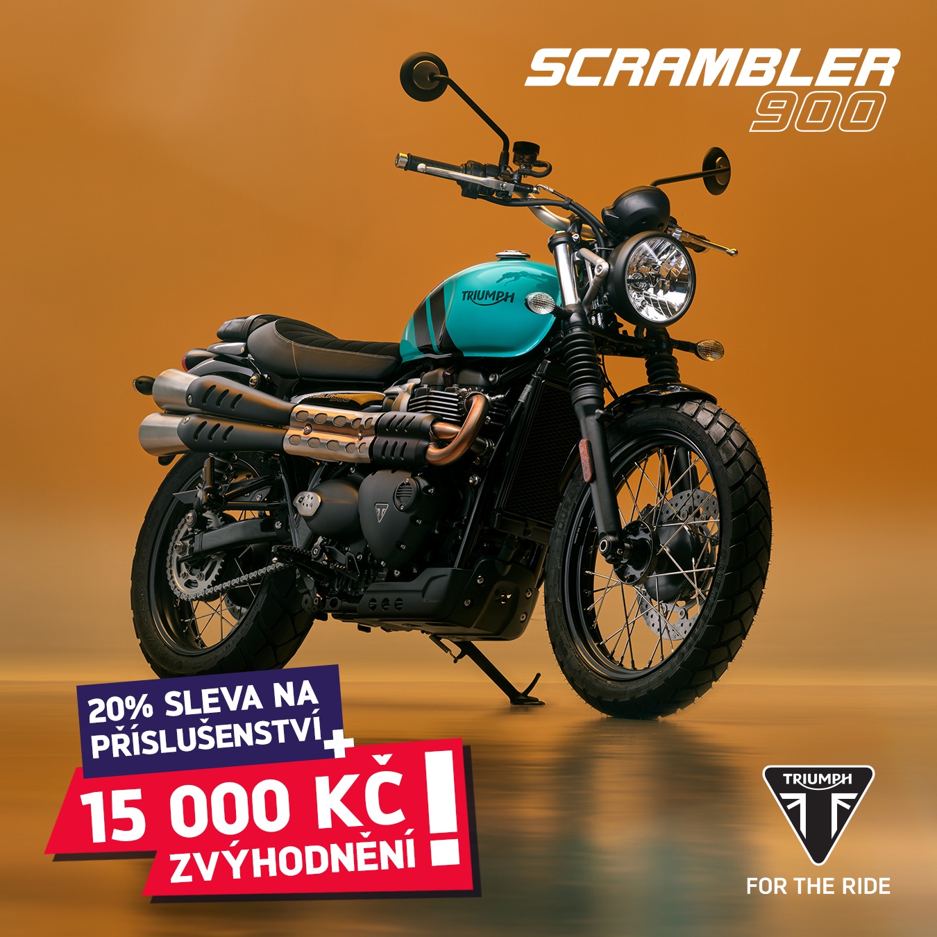 SCRAMBLER 900 NYNÍ VÝHODNĚJI O 15 000 KČ!